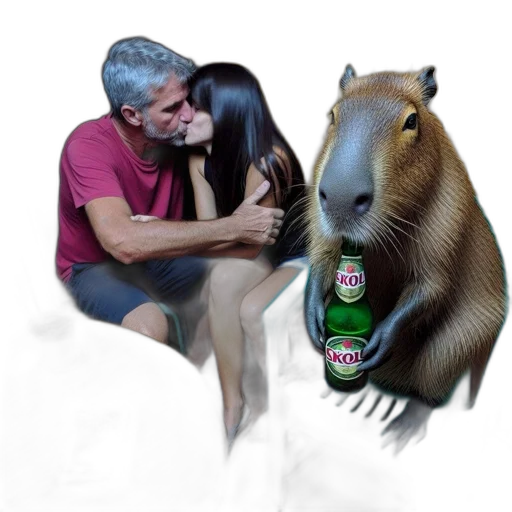 animal, creature, bottle, photorealistic transparent PNG cut-out