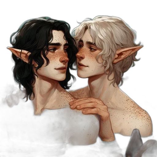 fantasy art, concept art, watercolor, pixel art transparent PNG cut-out
