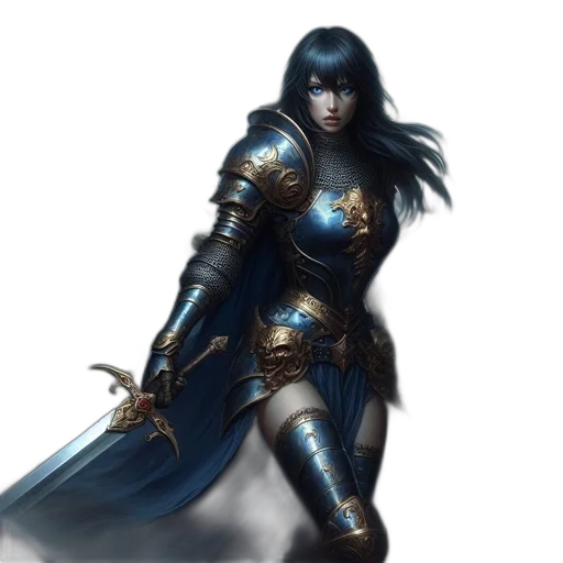 sword, weapon, fantasy art, concept art transparent PNG cut-out