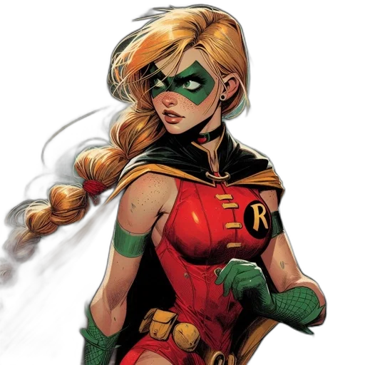 comic book art, concept art, fantasy art, cartoon transparent PNG cut-out