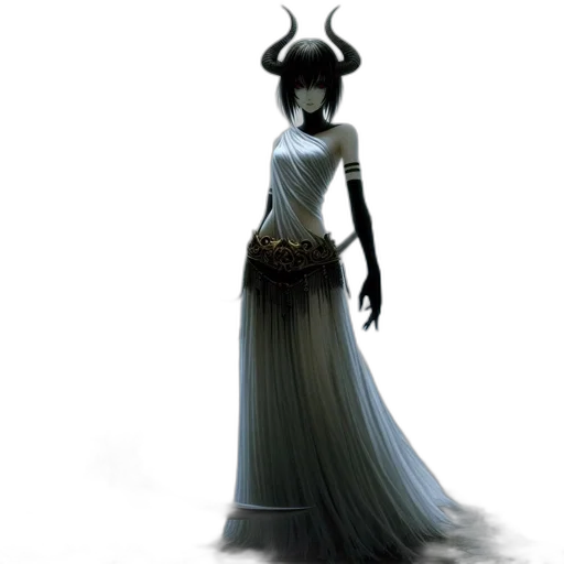 dress, staff, jewelry, mask transparent PNG cut-out