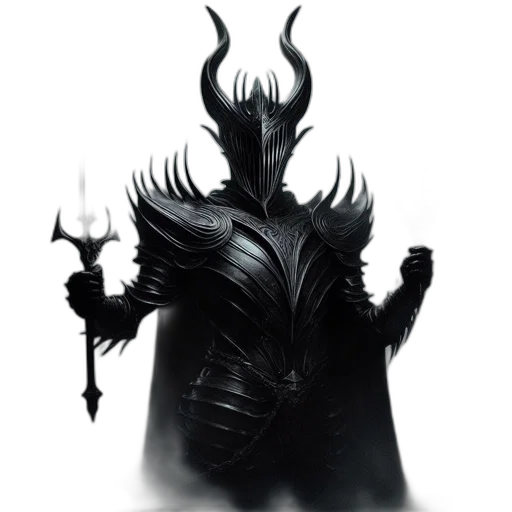 mask, dragon, creature, staff transparent PNG cut-out