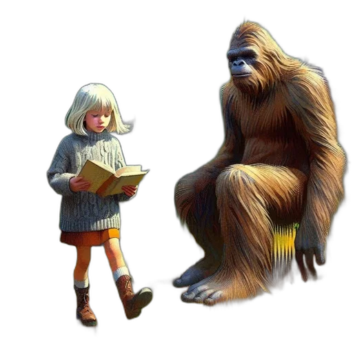 creature, animal, concept art, comic book art transparent PNG cut-out