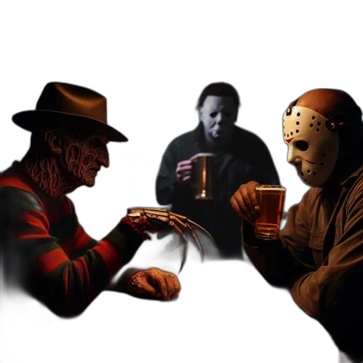 mask, concept art, comic book art, pixel art transparent PNG cut-out