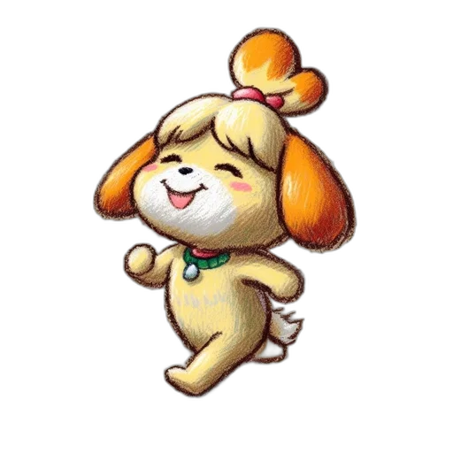 animal, creature, staff, pixel art transparent PNG cut-out