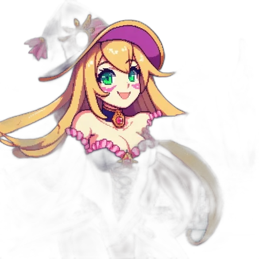 dress, crown, staff, hat transparent PNG cut-out