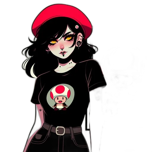 hat, jacket, concept art, cartoon transparent PNG cut-out