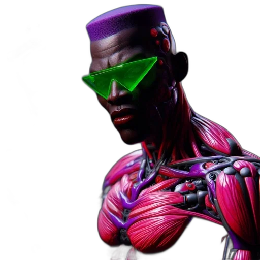 mask, robot, face, cyberpunk transparent PNG cut-out