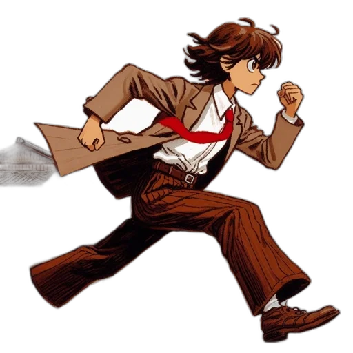 staff, jacket, concept art, comic book art transparent PNG cut-out