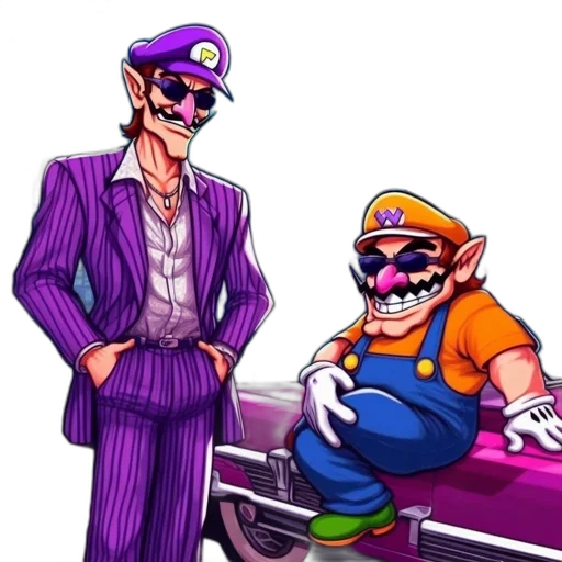 staff, concept art, vaporwave, pixel art transparent PNG cut-out