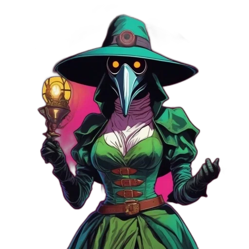 staff, mask, dress, concept art transparent PNG cut-out