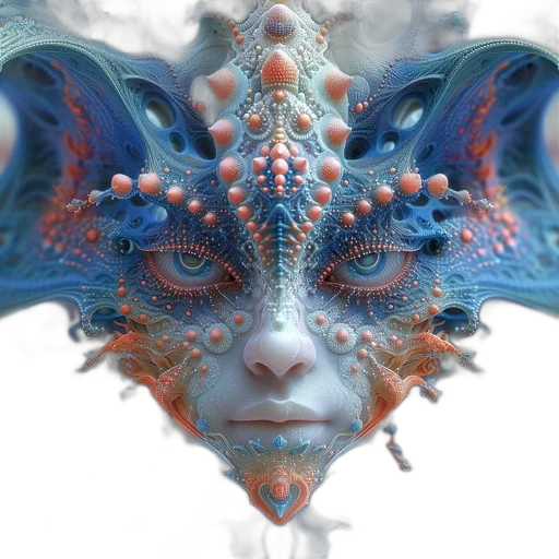 mask, face, creature, dragon transparent PNG cut-out