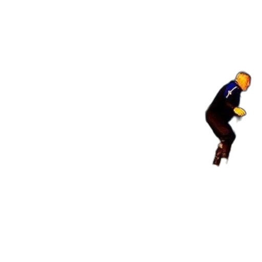 shoes, staff, robot, pixel art transparent PNG cut-out