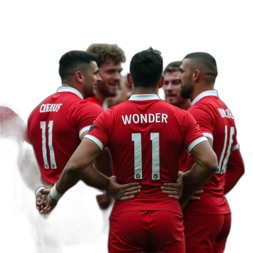 munster, players, huddle, together transparent PNG cut-out