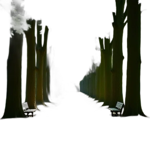 tree, furniture, hair, robot transparent PNG cut-out