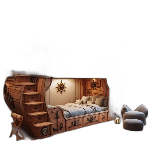 furniture, concept art, 3d render, fantasy art transparent PNG cut-out
