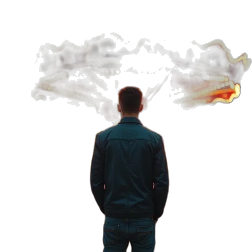 jacket, staff, concept art, photorealistic transparent PNG cut-out