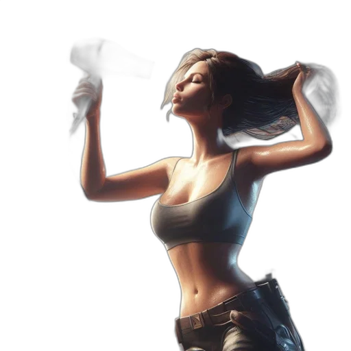 weapon, concept art, cyberpunk, photorealistic transparent PNG cut-out