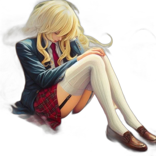 jacket, anime, pixel art, concept art transparent PNG cut-out