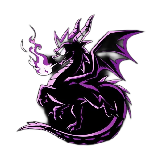 dragon, staff, crown, fantasy art transparent PNG cut-out
