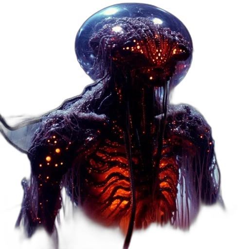 creature, animal, hair, robot transparent PNG cut-out