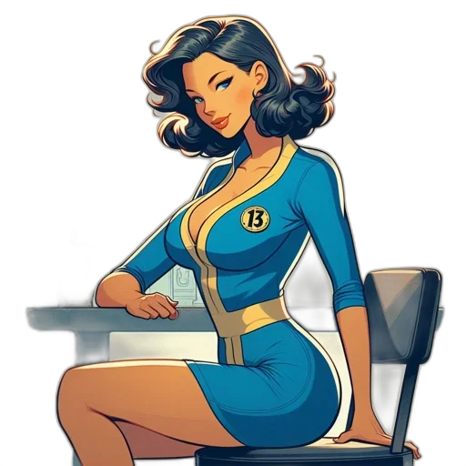 dress, comic book art, concept art, cartoon transparent PNG cut-out