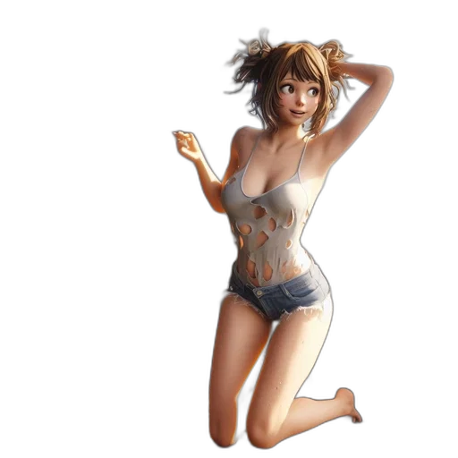 dress, concept art, 3d render, fantasy art transparent PNG cut-out