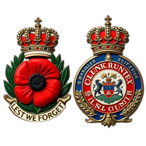 crown, two, badges, emblems transparent PNG cut-out