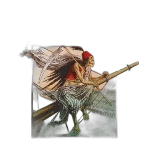 animal, weapon, staff, creature transparent PNG cut-out