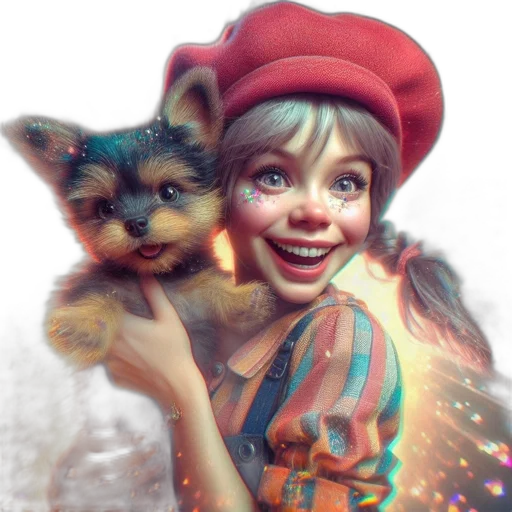 hat, animal, creature, fantasy art transparent PNG cut-out