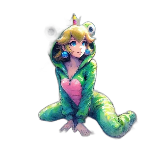 dragon, creature, animal, dress transparent PNG cut-out