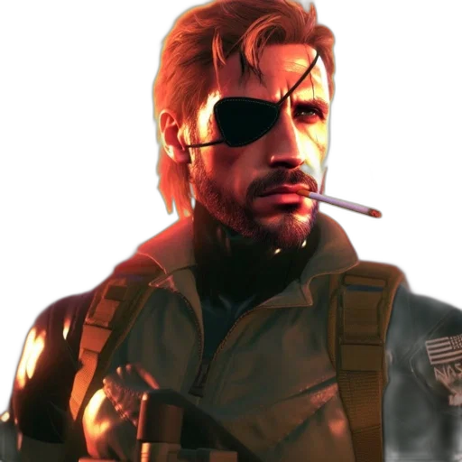 jacket, weapon, face, concept art transparent PNG cut-out