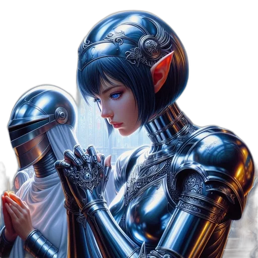 robot, comic book art, concept art, fantasy art transparent PNG cut-out