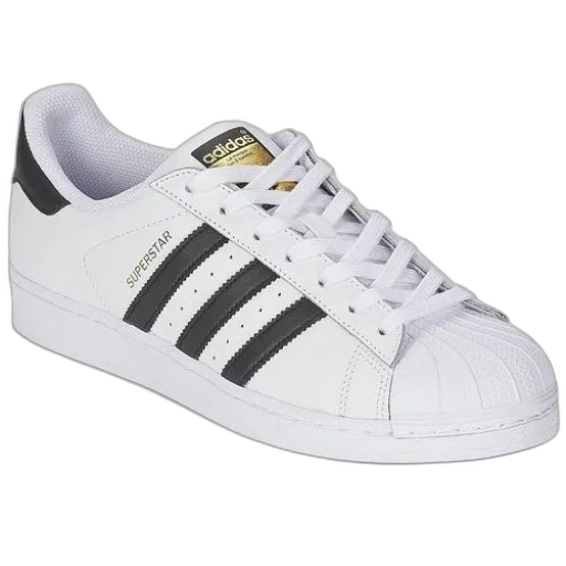 shoes, white, adidas, superstar transparent PNG cut-out