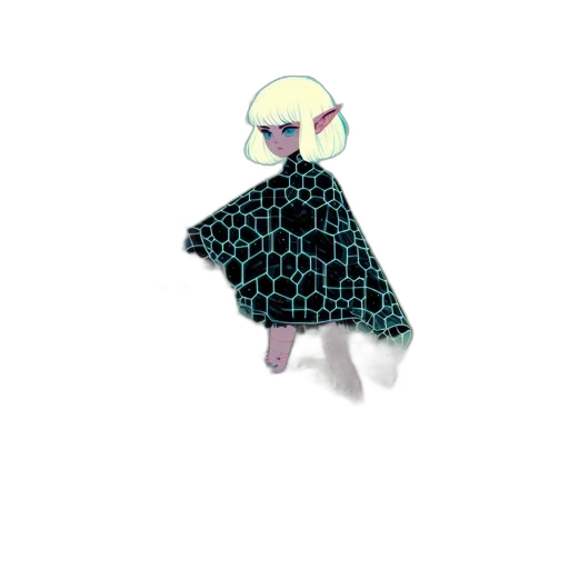 creature, dress, mask, jacket transparent PNG cut-out