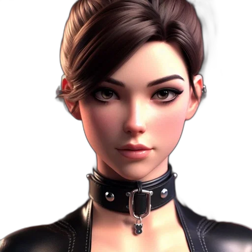 staff, face, concept art, 3d render transparent PNG cut-out
