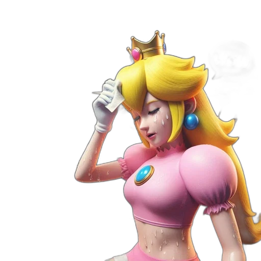 dress, crown, concept art, 3d render transparent PNG cut-out