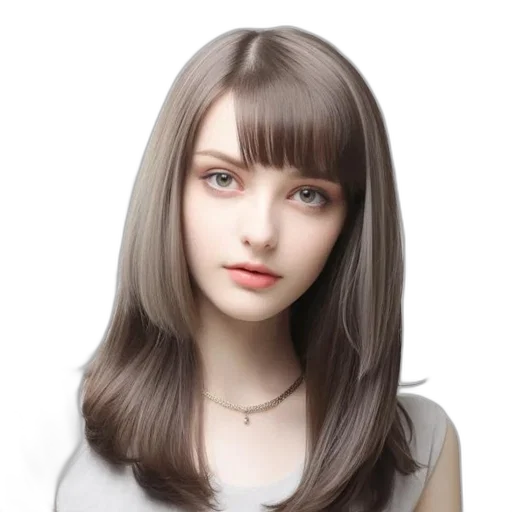 hair, face, robot, jewelry transparent PNG cut-out