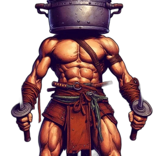 robot, sword, weapon, staff transparent PNG cut-out