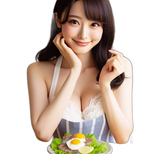 food, face, dress, jewelry transparent PNG cut-out