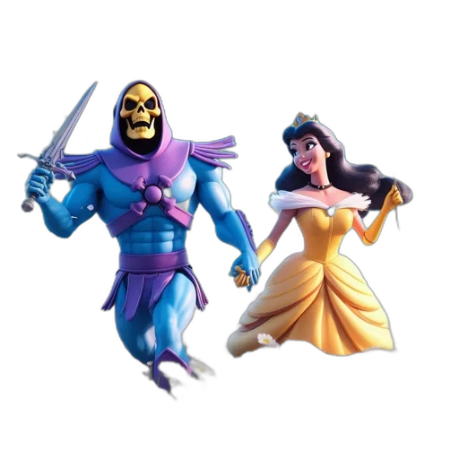 concept art, comic book art, fantasy art, 3d render transparent PNG cut-out
