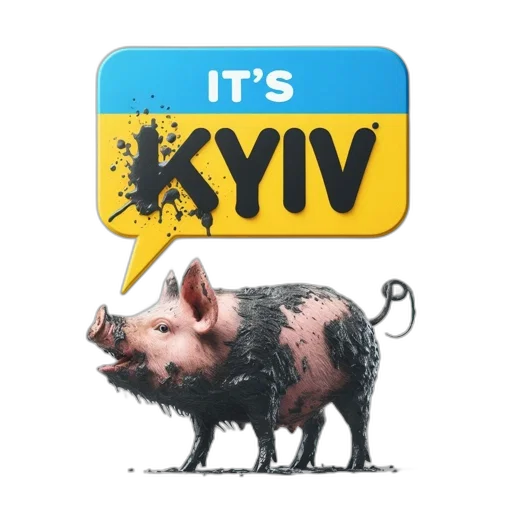 muddy, pig, stands, before transparent PNG cut-out