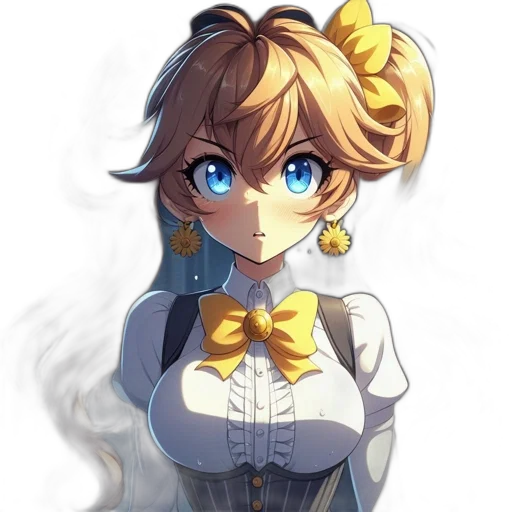 dress, staff, crown, face transparent PNG cut-out