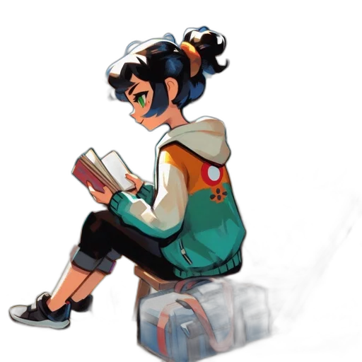 jacket, staff, weapon, concept art transparent PNG cut-out