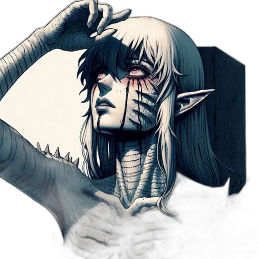 mask, face, creature, concept art transparent PNG cut-out