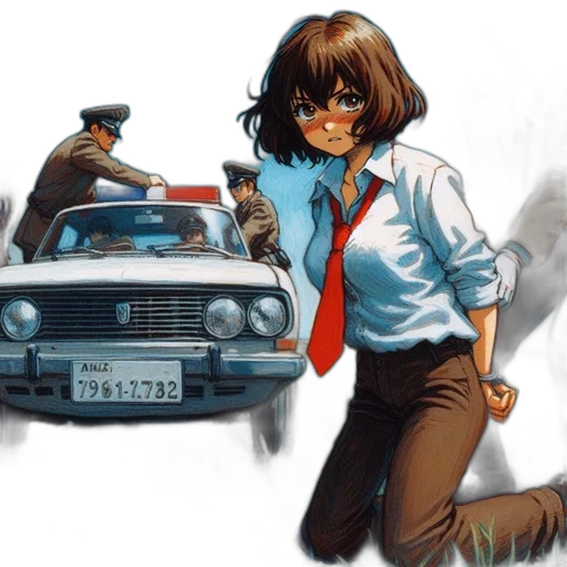 car, jacket, concept art, comic book art transparent PNG cut-out