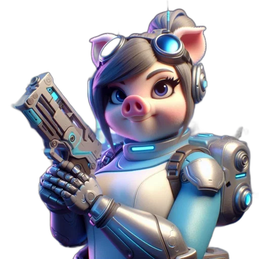 robot, weapon, staff, concept art transparent PNG cut-out