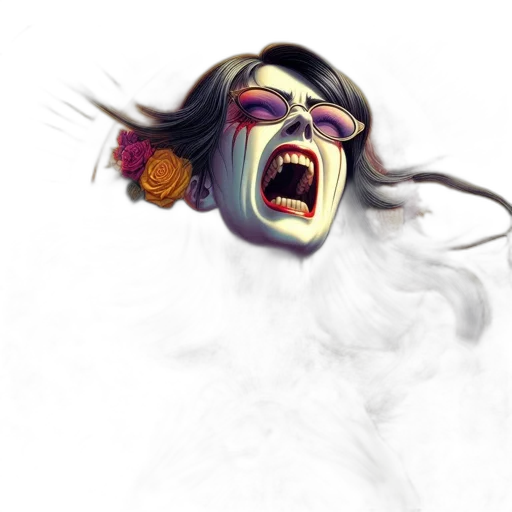 mask, face, creature, hair transparent PNG cut-out
