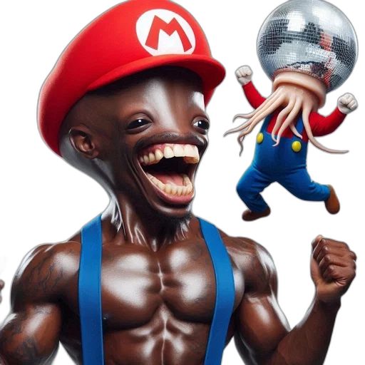 mask, face, concept art, 3d render transparent PNG cut-out