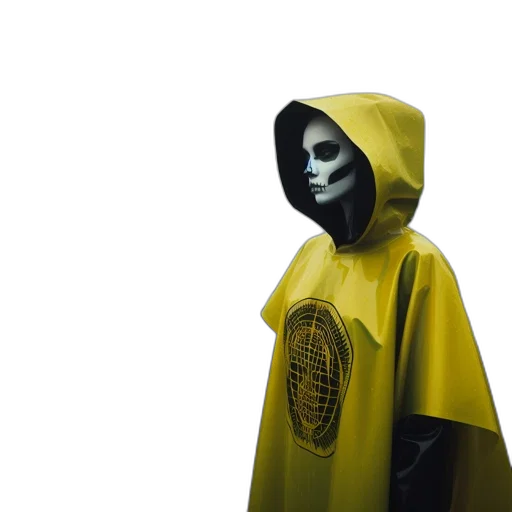 jacket, mask, robot, face transparent PNG cut-out